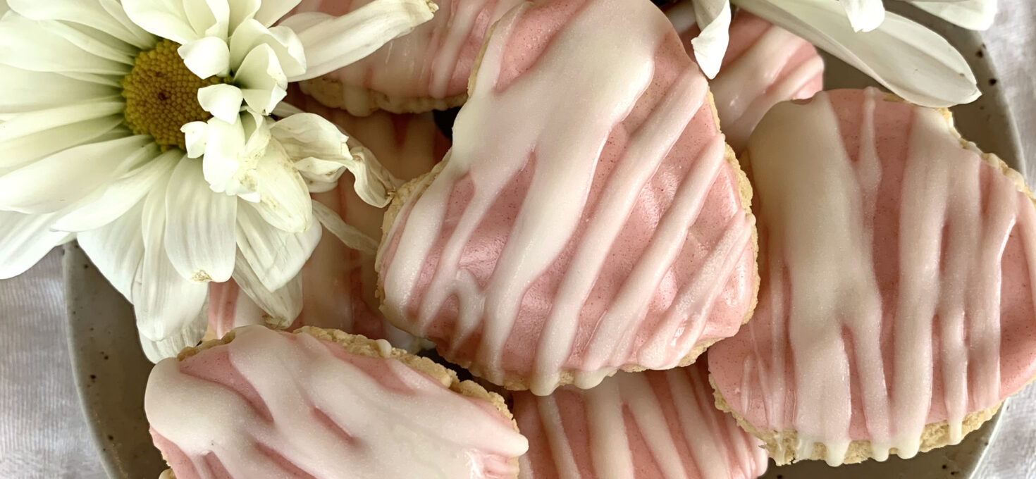 Bite Size Cranberry White Chocolate Gluten Free Shortbread