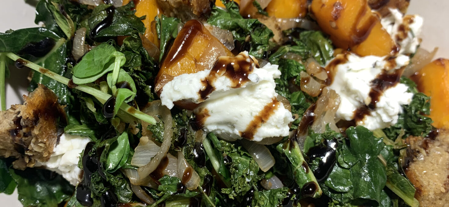 Warm Roasted Butternut Squash Salad