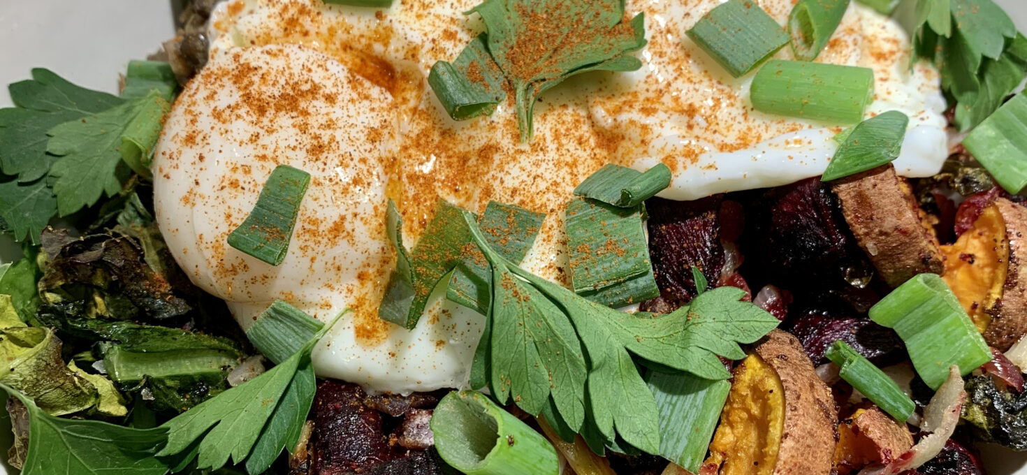 Sheet Pan Roasted Vegetable Bowl