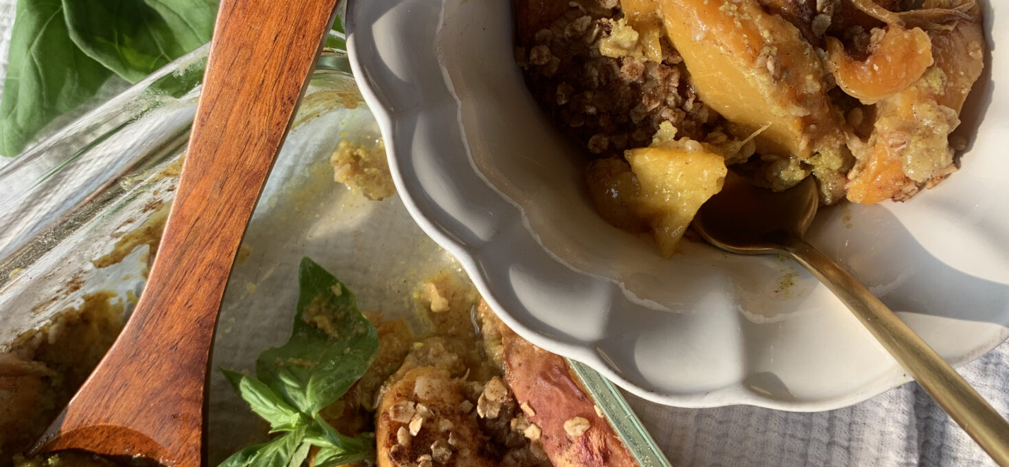 Gluten Free Peach Crisp!