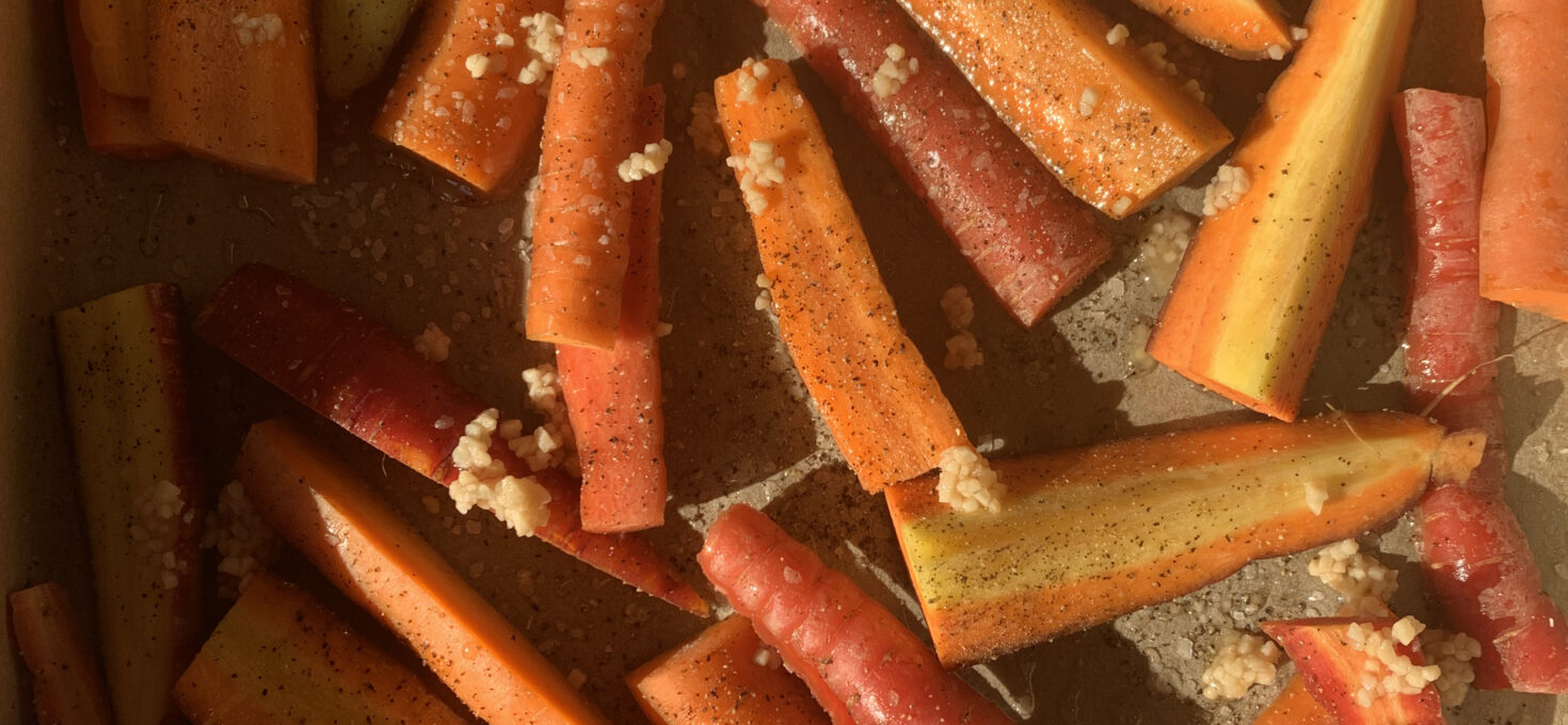 Ella’s Fall Favorite: Roasted Rainbow Carrots!